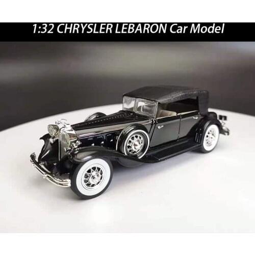 Diecast Alloy 1:32 Scale American Luxury Cars 1932 CHRYSLER LEBARON Classic Car Model Metal Die-Cast Toy Vehicle Collection Gift