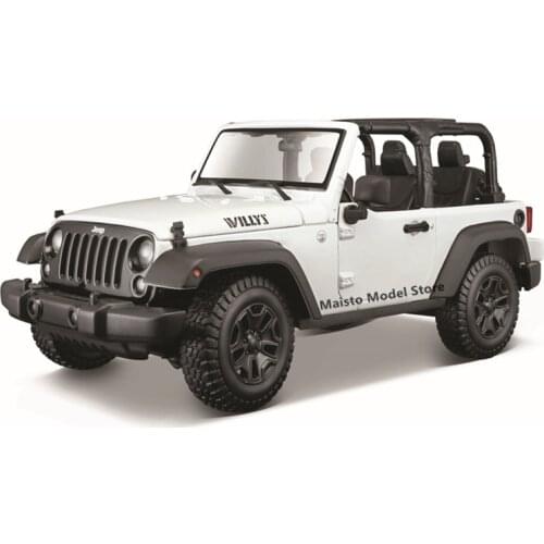 Maisto 1:18 2014 Jeep Wrangler (Topless) Preminer editionHighly-detailed die-cast precision model car Model collection gift