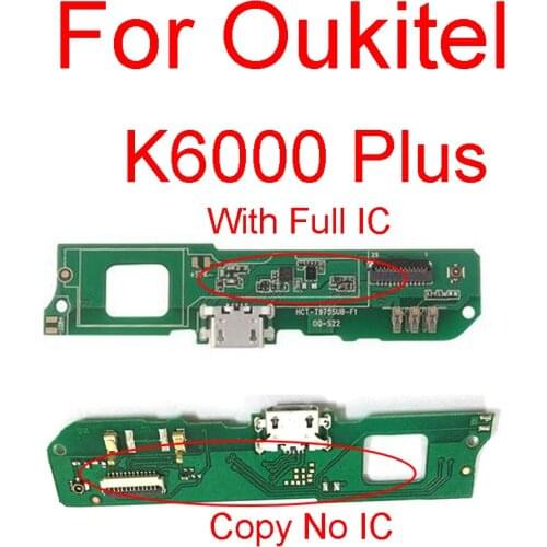 Usb Charger Prot Plug Board Module For Oukitel K6000 Plus Charging Jack Dock Board Replacement Parts For Oukitel K6000 Plus