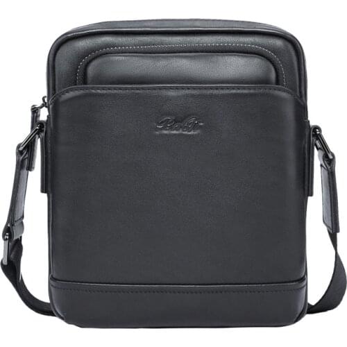 Famous design Men Portable Shoulder Messenger Bag Genuine Leather Briefcase Office Business Work bag Male Handbag Crossbody bag