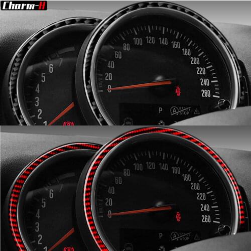 Real Carbon Fibre Center Console Speedometer Cover Trim for Mini Cooper F55 F56