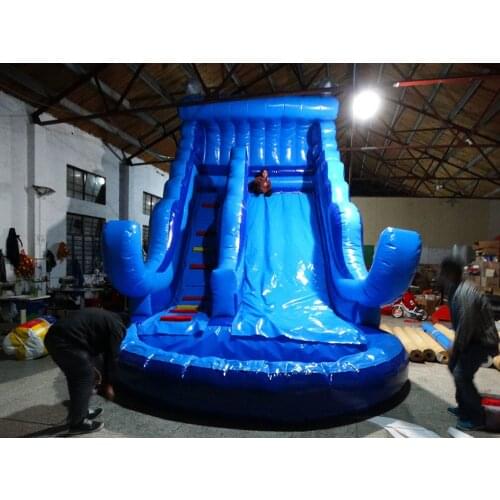 New design inflatable water slide game/Commercial Inflatable Pool Water Slide with Free CE blower Including home delivery costs