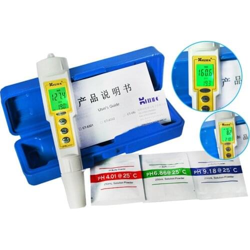 CT-6321 type pH (pen) pH meter and conductivity as one of the instrument