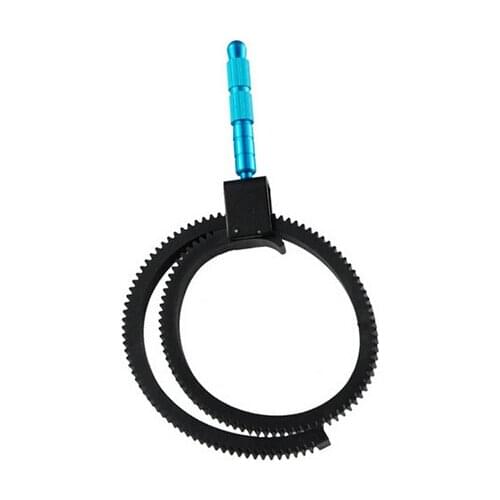 10pcs New Rubber Follow Focus Gear Ring Belt with Aluminum Alloy Grip for DSLR Camcorder Camera Camera Accessories