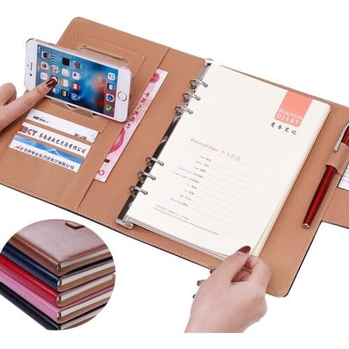 Luxe A5 B5 Rings Planner with Silver Rings Binder Agenda Organizer Diary Journal Notepad Sketchbook Notebooks and Journals