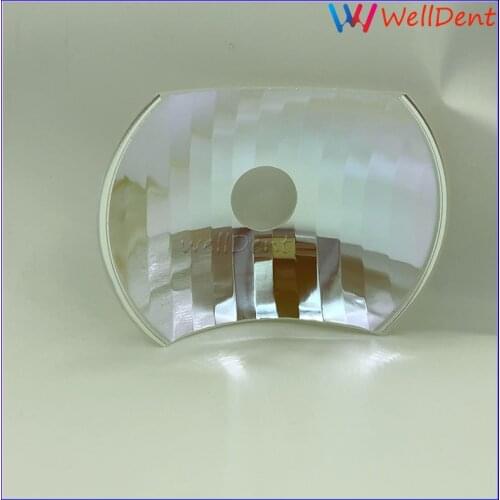 Dental Lamp Light Glass Reflector LSM Celux Cristal Lampara Type Belmont Square reflector of Halongen dental lamps