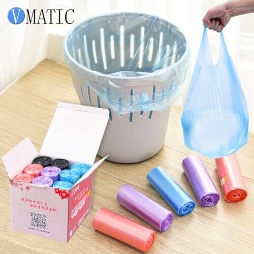 Thickened garbage bag colored dot-off disposable plastic