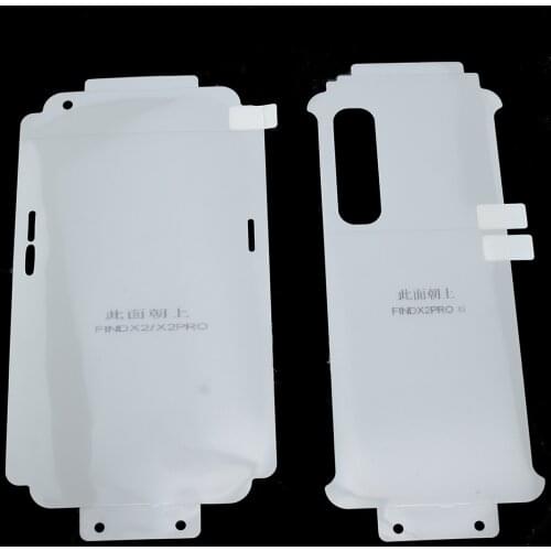 Front+Back Full body Hydrogel Soft Film for OPPO Realme 7 Pro GT Reno 5 4 3 Find X2 X3 Pro HD Full Cover Edge Screen Protector