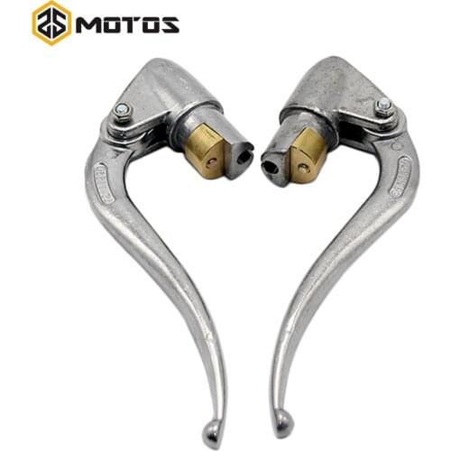 ZS MOTOS motor 1 pairs Ural CJ-KC750 original left clutch and right brake hand grip lever case for BMW M1 M72