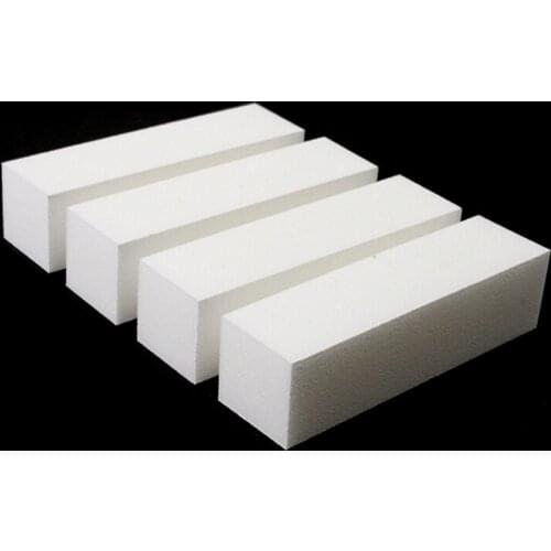 10Pcs White Buffing Sanding Files Block Pedicure Manicure Care Nail Art Buffer