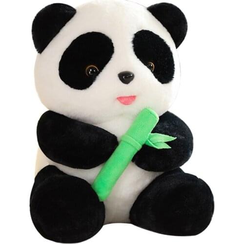 28/30/35CM Cute Panda Plush Toys Lovely Chinese Animal Bamboo Panda Dolls Stuffed Soft Pillow Toys Kids Boys Baby Birthday Gift