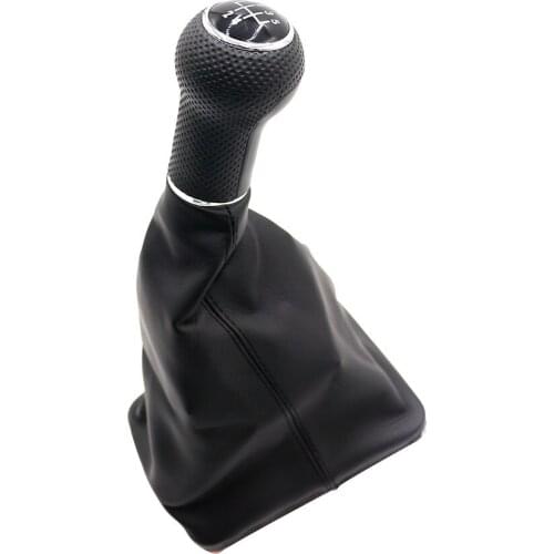 Car 5 Speed Gear Shift Knob Black Caps Car For Volkswagen Jetta With Black Frame Gear Shift Knob Cover Shift