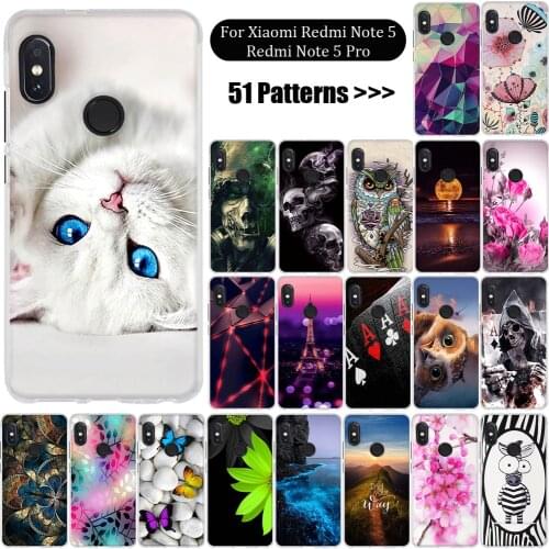 Case For Xiaomi Redmi Note 5 Pro Case Silicon Funda for Xiaomi Redmi Note 5 Cover Coque Capa Back Cover For Redmi Note5 Pro Case
