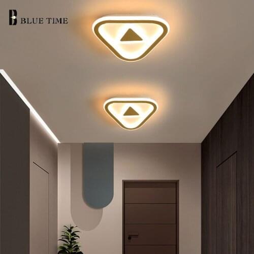 Home Lights LED Ceiling Light Gold Black Indoor Lighting for Living Room Bedroom Small Aisle Corridor Lights Modern Ceiling Lamp