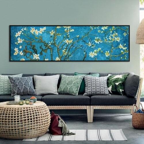 Canvas oil Painting van Gogh Iris flower wall Art pictures for living room home decor caudros decoracion van Gogh Reproduction03