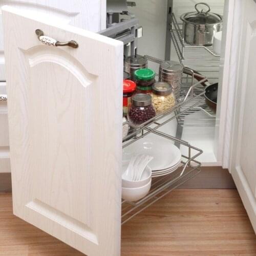 En La Ducha Alacena Keuken Rangement Organizer Stainless Steel Cuisine Cocina Kitchen Cabinet Cestas Para Organizar Basket