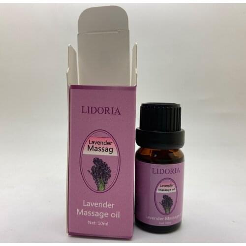 LIDORIA Lavender Essential Oil 10ml Aromatherapy Massage Essential Oil Calms the skin, relieves stress, helps sleep, aromatherap