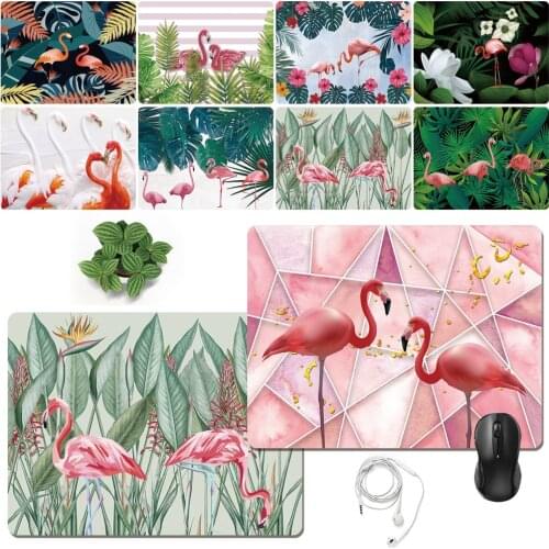 Mouse Pad Game Gamer Mouse Pad Universal Durable Desktop Mousepad PU Leather Office Laptop Small Mouse Pad