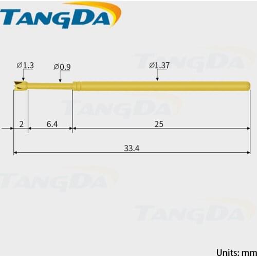 Inqun GKS-100-214-130 GKS 100 214 130 A2000 / A3000 spring test probes pogo pin test fixtures needle TANGDA seat GKS-100 series