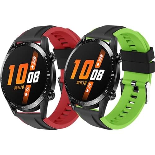 Silicone Wristband Strap for Huawei Watch GT 2 46mm Band Bracelet for Huawei GT 2e GT2 Pro & HONOR MagicWatch 2 46mm Watchbands