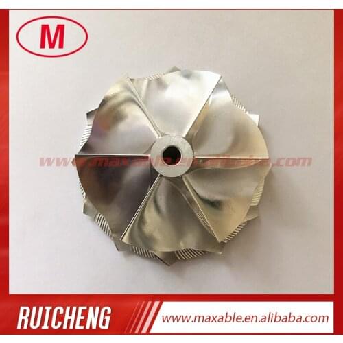 TD04 52.60/61.00mm 6+6 blades high performance turbocharger billet/milling/aluminum2618 compressor wheel