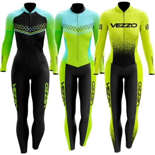 Triathlon Pro Team Uniform Womens Cycling Jumpsuit Bicycle Jersey Set Long Sleeve Pants Bike Running Swimming Skinsuit MTB Suit
