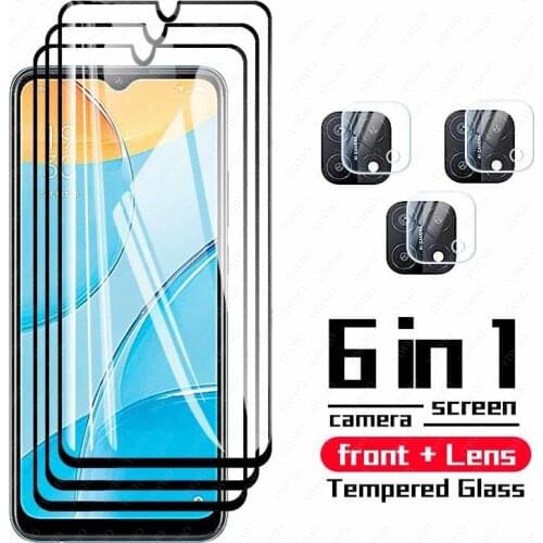 Tempered Glass Screen Protector for OPPO A15 A 15 Protective Glass for OPPO A94 A93 A92 A73 A53 A72 A52 A15s 5G Camera Lens