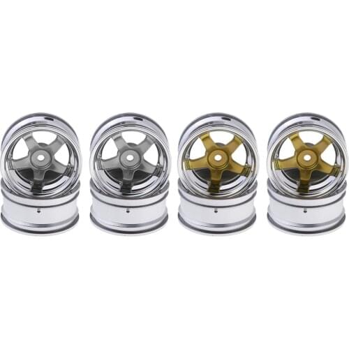1:10 RC Car Models 52mm Wheel Rim Hub Hex for HPI HSP 4 Pieces
