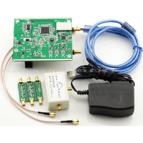 1PCS NWT500 0.1MHz-550MHz USB Sweep analyzer+ attenuator+ SWR bridge+ SMA Cable