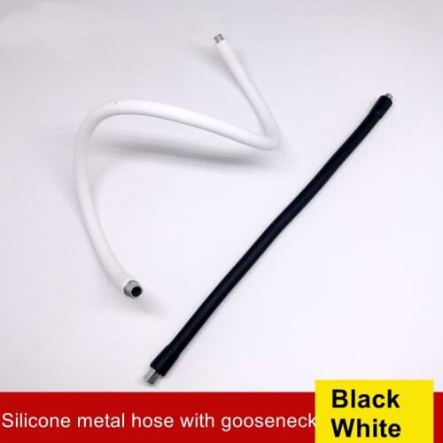 2pcs/lot 10mm Silicone Gooseneck Tube Metal Hose Table Lamp Floor Lamp Spotlight Wine Cabinet Lamp Hose Lighting Lamp Accessorie