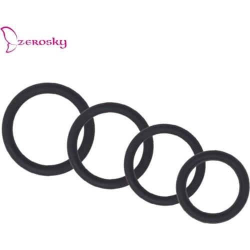 4pcs/set Reusable Penis Cock Rings For Time Delay Chastity Belt For Penis Enlargement Penis Ring Intimate Goods Toys For Adults