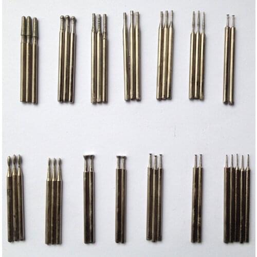 40 Pieces carved jade suit engraving needle grinding diamond grinding tool grinding tools, drill needle 2.35mm