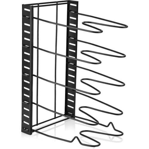 5 Tiers Pot Pan Rack Frying Pan Lid Storage Rack Organizer Kitchen Cookware Stand Holder Kitchen Supplies
