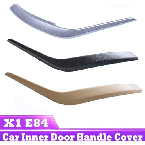 Car ABS+AC Inner Interior Door Panel Handle Pull Trim Cover Auto Accessories for X1 E84 2010-2016 Car Styling