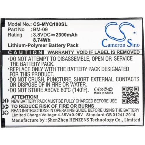 Cameron Sino 2300mAh battery for MYPHONE Q-smart Premium BM-09 Mobile, SmartPhone Battery