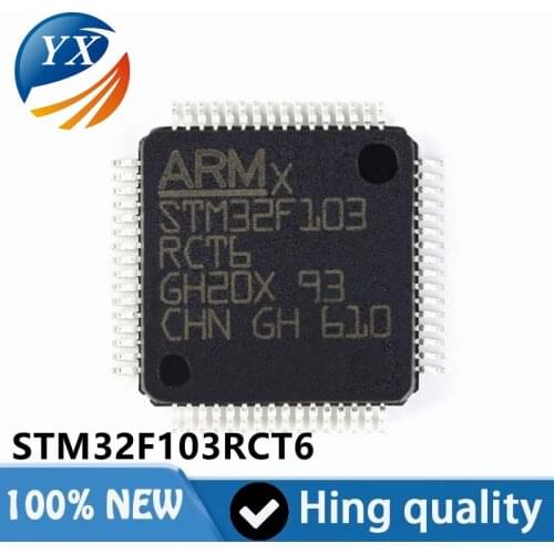 STM32F103RCT6 Brand New Original STM Microcontroller Series 32-Bit Microcontroller Chip LQFP64