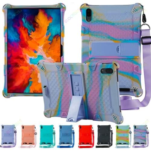Child Tablet PC Shockproof Case For Lenovo Tab P11 Pro TB-J706F 2021 Silicone Cover For Xiaoxin Pad Pro J706 11.5" Stand Cases