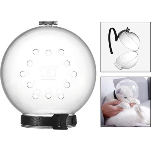 Breathable Cat Dog Muzzle Anti-Bite Grooming Mouth Mask Cover For Pet Anti-Scratch Transparent Bath Cleaning Tool