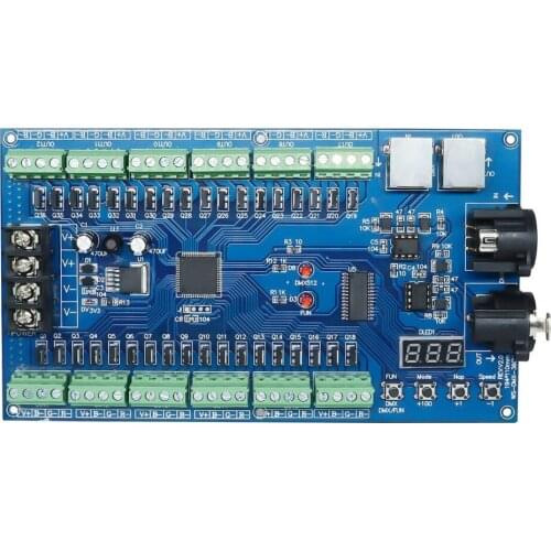 Easy 36 Channel 12 Groups 36CH RGB DMX512 Decoder DC5V-24V For LED Strip Light Led Lamp