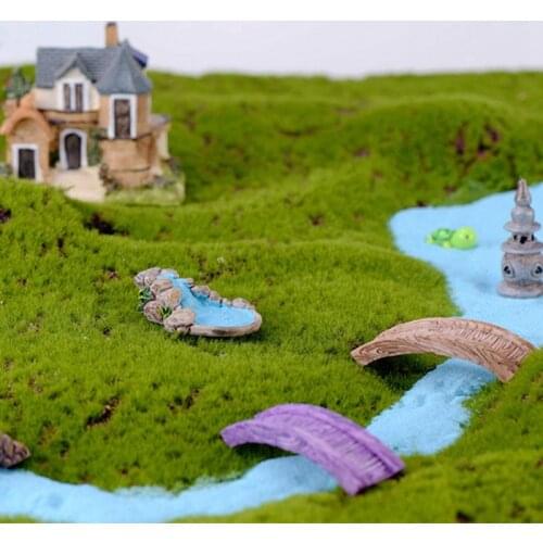 DIY Miniature Mini Water Pool Fairy Garden Lawn Ornament For Mountain Home Decor Craft