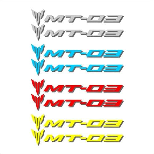 Motocycle Stickers MT Decals Ordinary Lettering Sticker For Yamaha MT-03