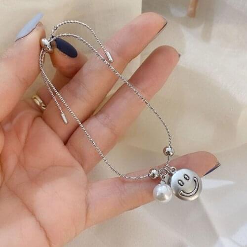 New Trend Adjustable Size Long Chain Bracelet For Women Teens Korean Fashion Elegant Charms Hand Jewelry Gift