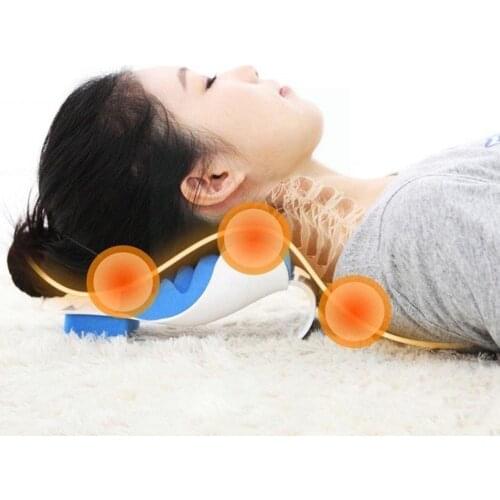 Portable And Neck Massage Pillow To Support The Cervical To Spine Relieve Spine For Cervical Pillow Traction Neck Spine And C0C7