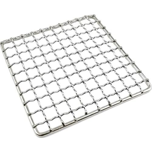 1pc Barbecue Wire Mesh 304 Stainless Steel BBQ Grill Mat Multifunction Grill Cooking Grid Grate Grill Mesh