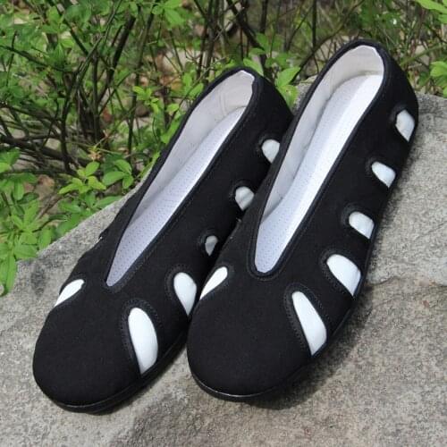 Manual Rubber Soles Taoist Shoes Chinese Traditions Footwear Tai Chi Shoes Kung Fu Wushu Shoes