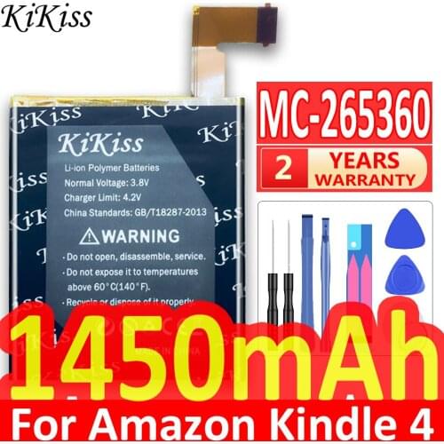 For Amazon Kindle 4 D01100 S2011-001-S DR-A015 Mobile Phone Replacemeny Battery MC-265360 1450mAh