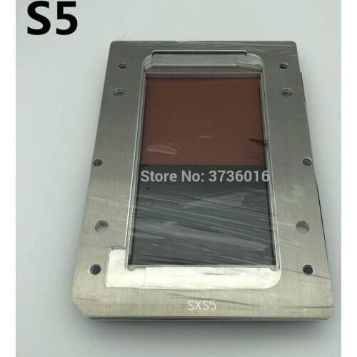 Glass oca laminate mold For Samsung S5 LCD display screen front out glass oca glue laminating YMJ mold