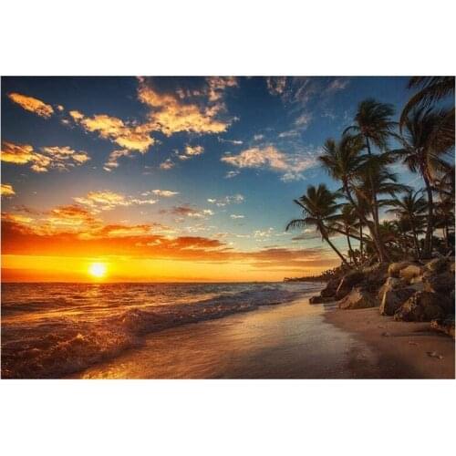 Sunrise DIY Diamond Painting Kits for Adults Beginners Full Drill Rhinestone Arts Craft for Home Wall Decor