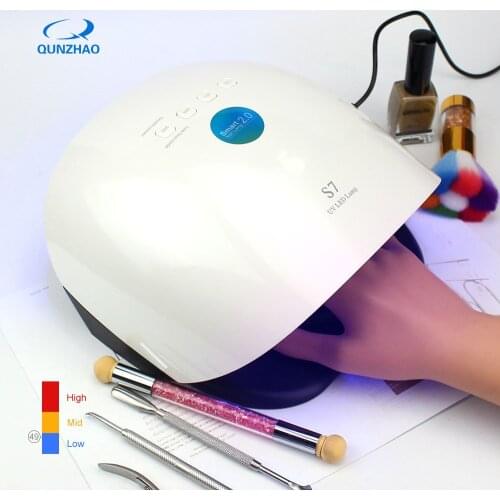36 LEDs Nail Dryer SunS7 48W UV LED Nail Lamp Manicure Material Polish Manicure with 60s/99s Timer Button