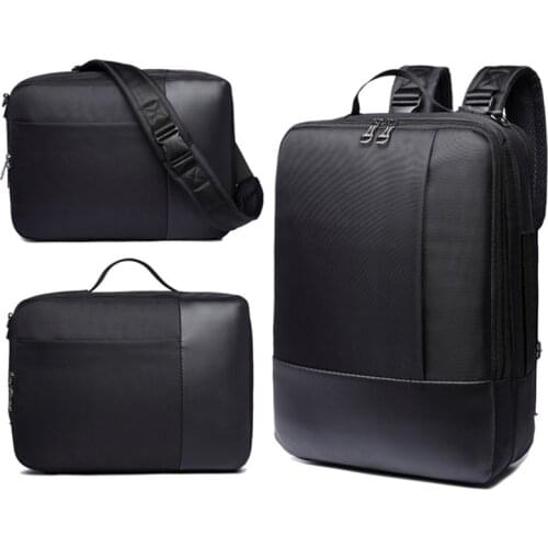 Waterproof nylon pu splice men travel tote backpack schoolbag backpacks laptop tablet handbag business bag school bags shoulder